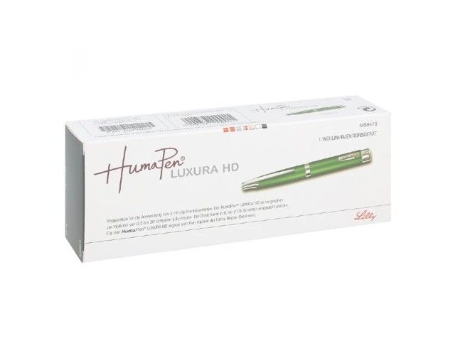 фото упаковки ХумаПен Люксура ДТ Lilly Пен-инъектор для введения инсулина