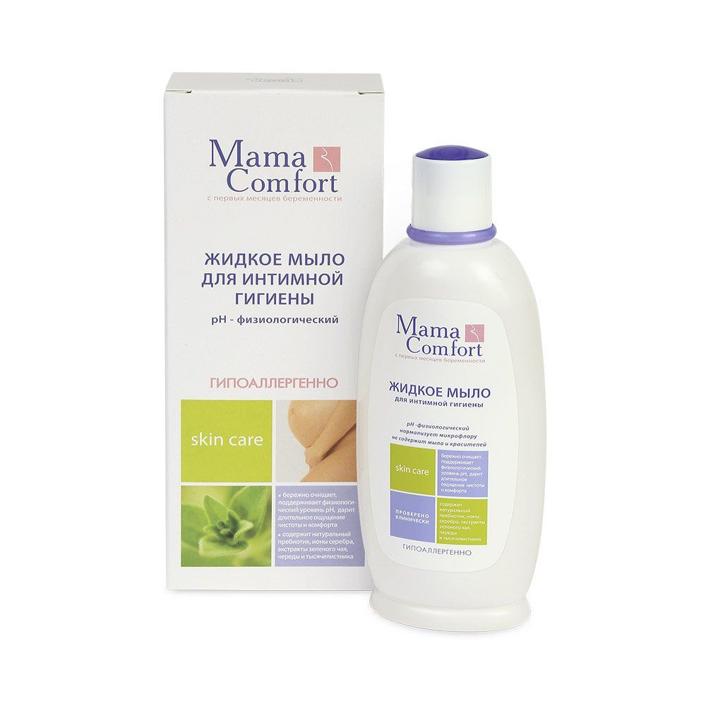 фото упаковки Mama Comfort Жидкое мыло для интимной гигиены