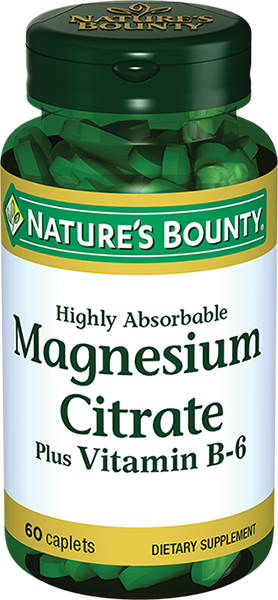 фото упаковки Natures Bounty Цитрат Магния с витамином В6