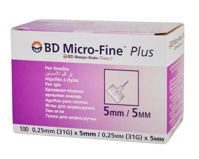 фото упаковки Игла одноразовая к инсулиновому инжектору BD Micro-Fine Plus