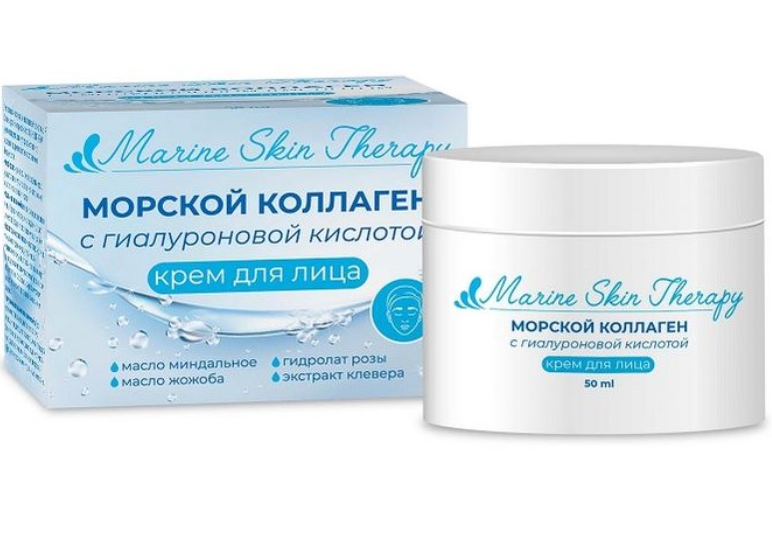 фото упаковки Marine Skin Therapy крем для лица Морской коллаген