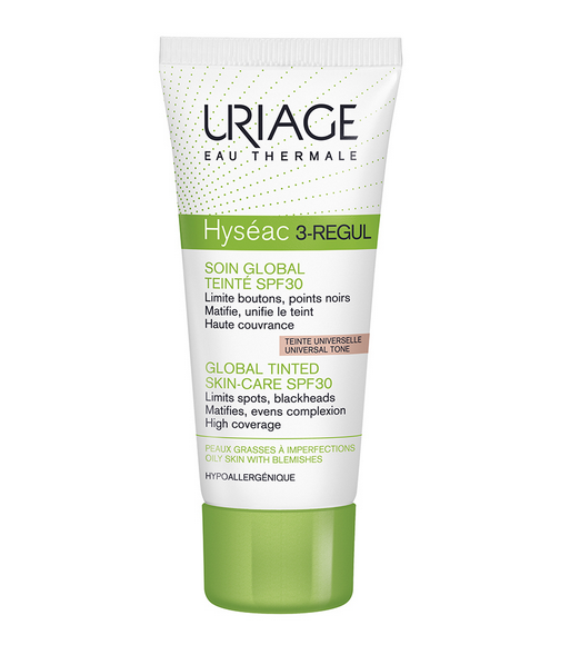 Uriage Hyseac 3-Regul Универсальный тональный уход SPF30, крем, 40 мл, 1 шт.