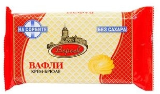 фото упаковки Невские вафли Крем-брюле на сорбите