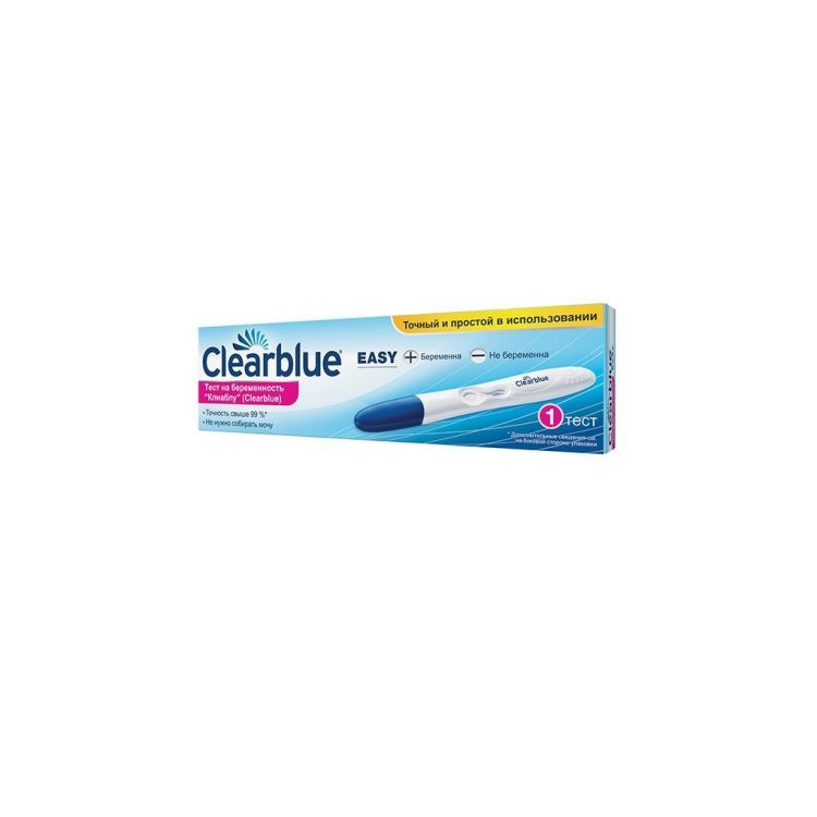 фото упаковки ClearBlue easy Тест на беременность