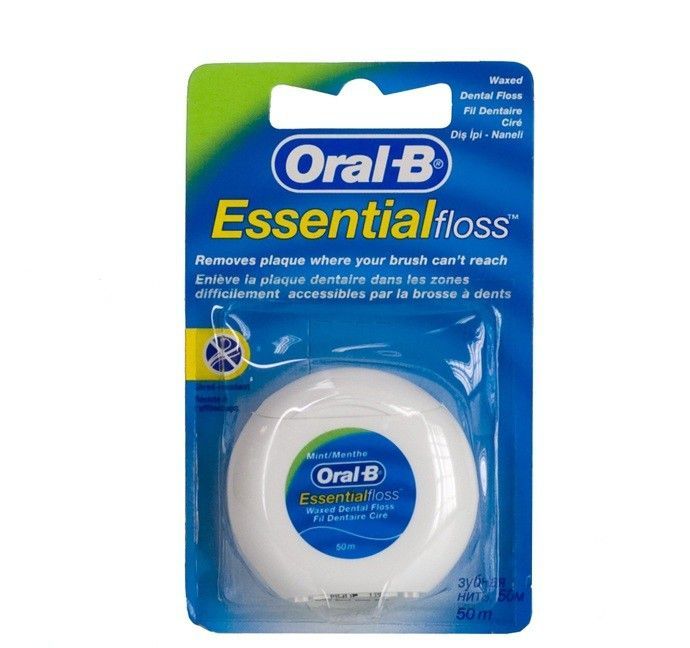 фото упаковки Oral-B Essential Floss Зубная нить вощеная