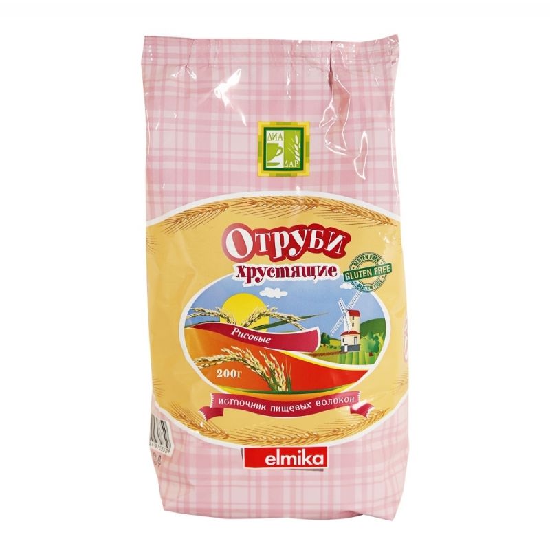 фото упаковки Диадар Отруби рисовые хрустящие