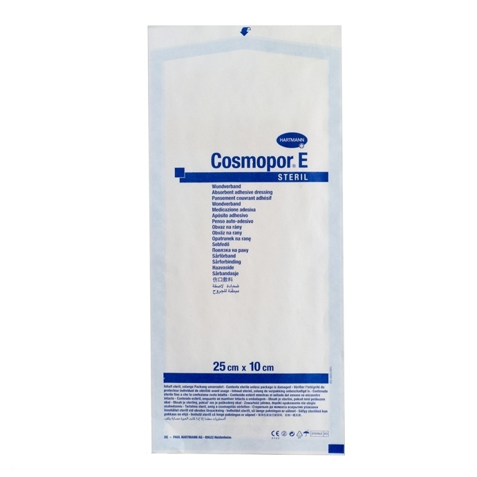 Cosmopor Е Повязка послеоперационная стерильная, 25х10см, 25 шт.
