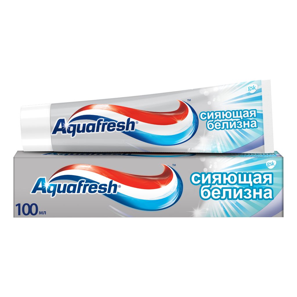 фото упаковки Aquafresh Сияющая белизна Зубная паста