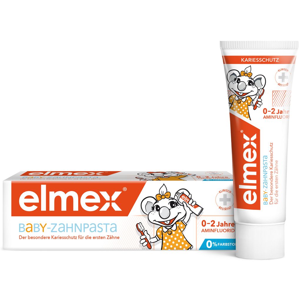 фото упаковки Элмекс Зубная паста детская от 0 до 2 лет