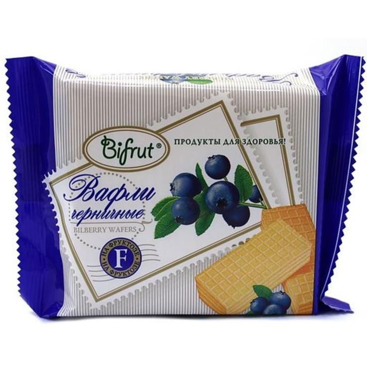 фото упаковки Bifrut Вафли черничные