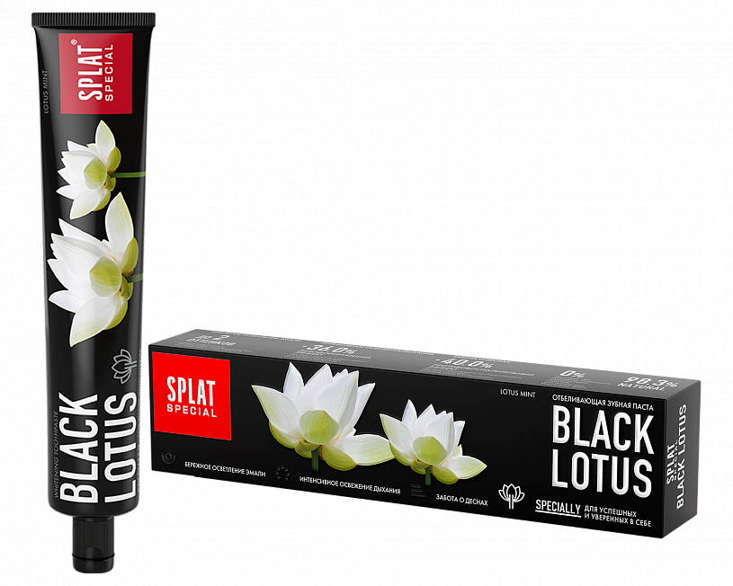 фото упаковки Splat Special Зубная паста Black lotus
