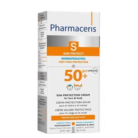 фото упаковки Pharmaceris S Крем для лица безопасный детский SPF50
