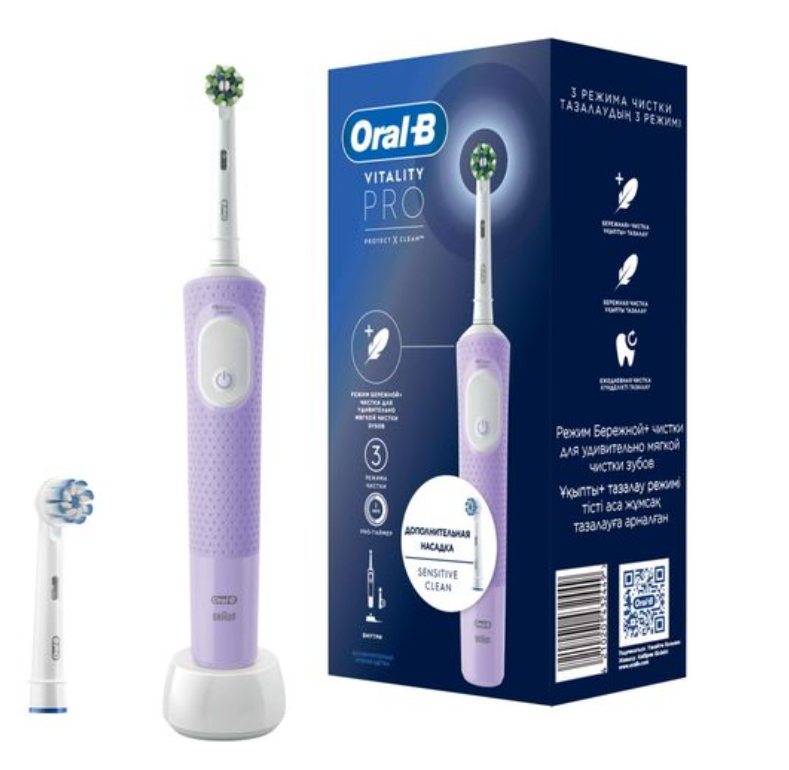 фото упаковки Oral-B Vitality Pro набор Щетка зубная электрическая 3708