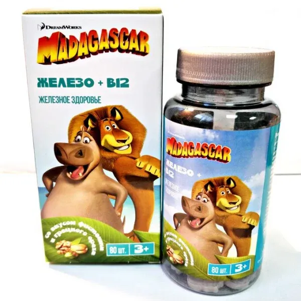 фото упаковки Мадагаскар железо В12 Железное здоровье
