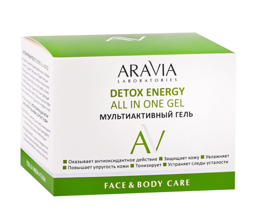 Aravia Laboratories Detox Energy Гель мультиактивный, гель, для лица и тела, 250 мл, 1 шт.