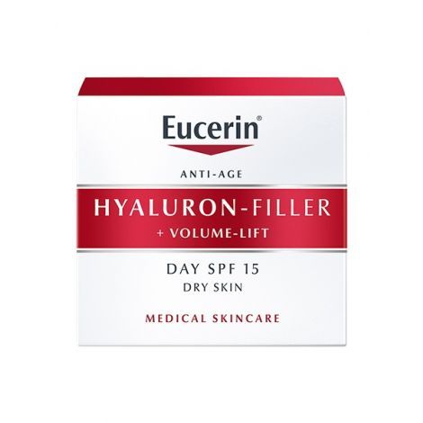 фото упаковки Eucerin Hyaluron-Filler Volume-lift крем дневной spf 15