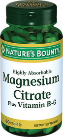 Natures Bounty Цитрат Магния с витамином В6, капсулы, 60 шт.