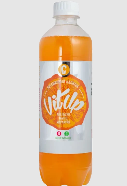 Вит Ап Витаминизированный напиток, Апельсин Манго Маракуйя, 0.5 л, 1 шт.
