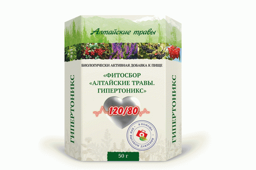 Алтайские Травы Гипертоникс фитосбор, фиточай, 50 г, 1 шт.