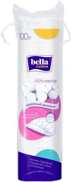 Bella Cotton Ватные диски, ватные диски, 100 шт. цена