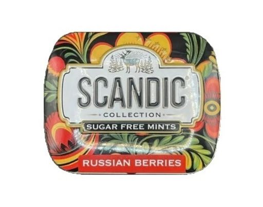 Scandic Конфеты без сахара, конфеты, черника облепиха, 14 г, 1 шт.