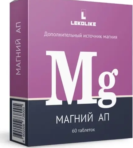 Магний Ап, 550 мг, таблетки, 60 шт.