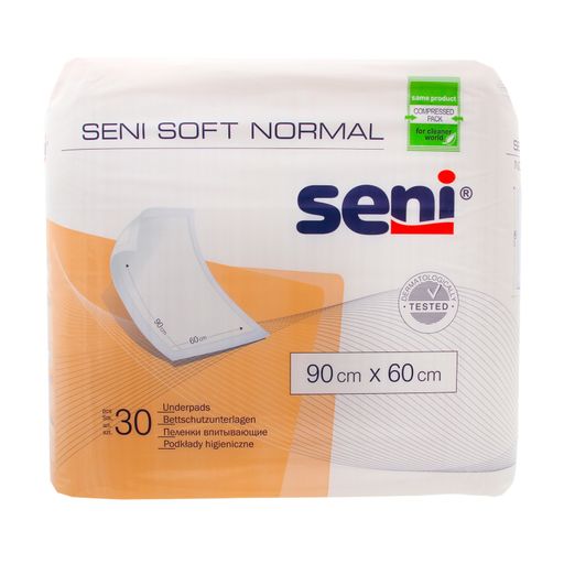 Пеленки впитывающие Seni Soft Normal, 60х90, 30 шт.