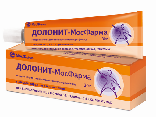 Долонит-МосФарма, гель для наружного применения, 30 г, 1 шт. цена