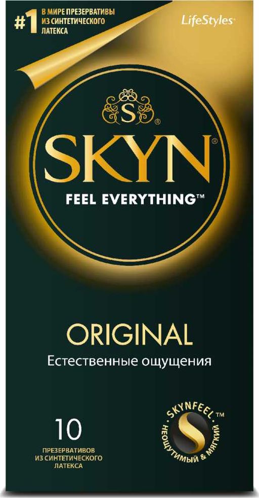 Skyn Original Презервативы, презерватив, синтетический латекс, 10 шт.