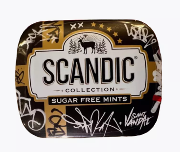 Scandic Конфеты без сахара, конфеты, клубника, 14 г, 1 шт.
