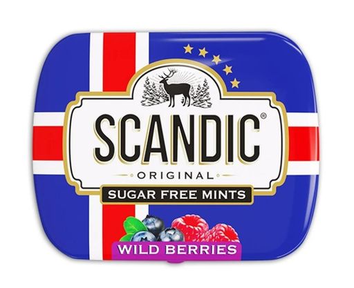Scandic Конфеты без сахара, конфеты, лесные ягоды, 14 г, 1 шт.
