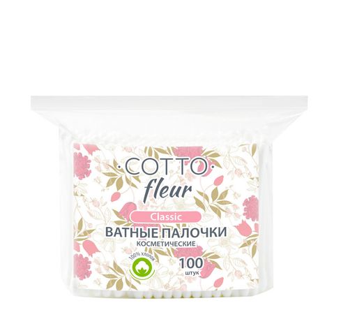 Cotto Fleur Ватные палочки, 100 шт.