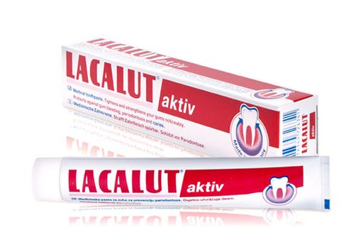 Lacalut Aktiv Зубная паста, паста зубная, 75 мл, 1 шт. цена