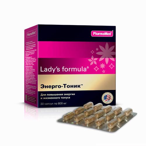 Lady's formula Энерго-Тоник, 800 мг, капсулы, 30 шт.