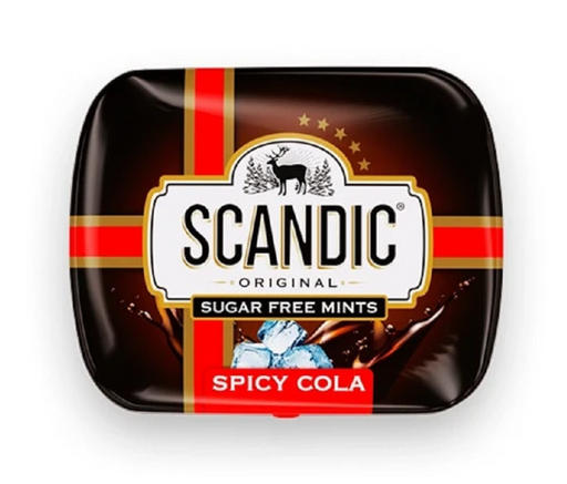 Scandic Конфеты без сахара, конфеты, кола, 14 г, 1 шт.