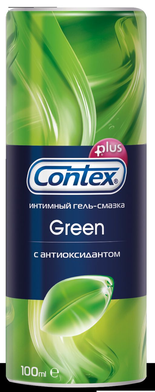 Гель-смазка Contex Green, гель, антибактериальное, 100 мл, 1 шт.