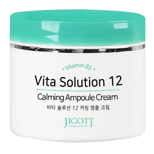 Jigott Vita Solution 12 Ампульный крем для лица успокаивающий, крем, 100 мл, 1 шт.