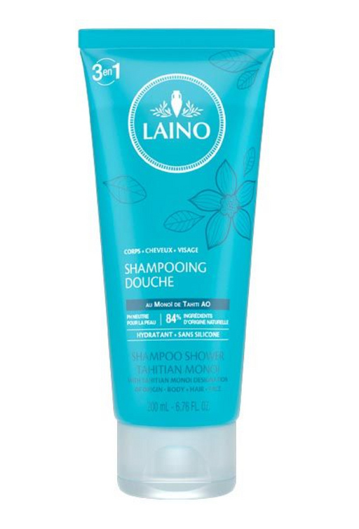Laino Шампунь для волос лица и тела, шампунь-гель 3 в 1, Моной де Таити, 200 мл, 1 шт.