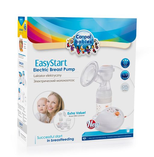 Canpol EasyStart молокоотсос электрический, 1 шт. цена