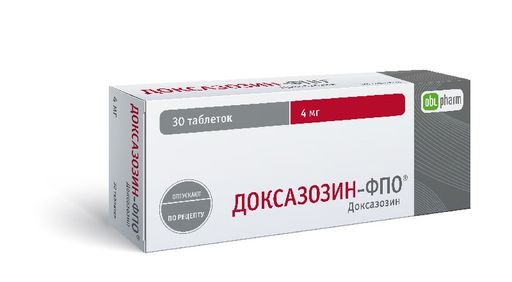 Доксазозин-ФПО, 4 мг, таблетки, 30 шт. цена