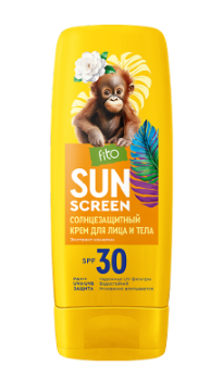 Sun Screen Солнцезащитный крем для лица и тела, spf 30, крем, 140 мл, 1 шт.