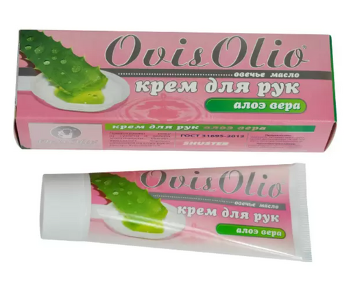 Овечье масло Ovis Olio крем для рук, алоэ вера, 70 мл, 1 шт.