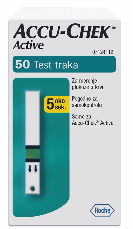 Accu-Chek Active Тест-полоски, тест-полоска, 50 шт. цена