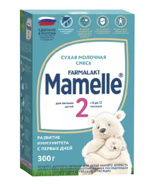 Mamelle 2 Молочная смесь сухая, для детей с 6 месяцев, смесь, 300 г, 1 шт.