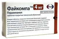 Файкомпа, 4 мг, таблетки, покрытые пленочной оболочкой, 28 шт.