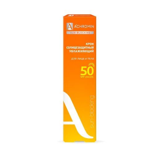 Achromin Крем солнцезащитный Экстра-защита SPF 50, для лица и тела, 100 мл, 1 шт. цена