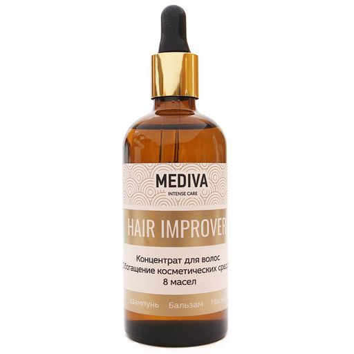 Mediva Концентрат для волос 8 масел, масло, 100 мл, 1 шт.