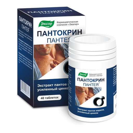 Пантокрин Пантея (БАД), 200 мг, таблетки, 40 шт. цена