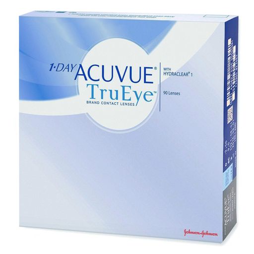 1-Day Acuvue TruEye Линзы контактные Однодневные, BC=8,5 d=14,2, D(-1.25), стерильно, 90 шт.