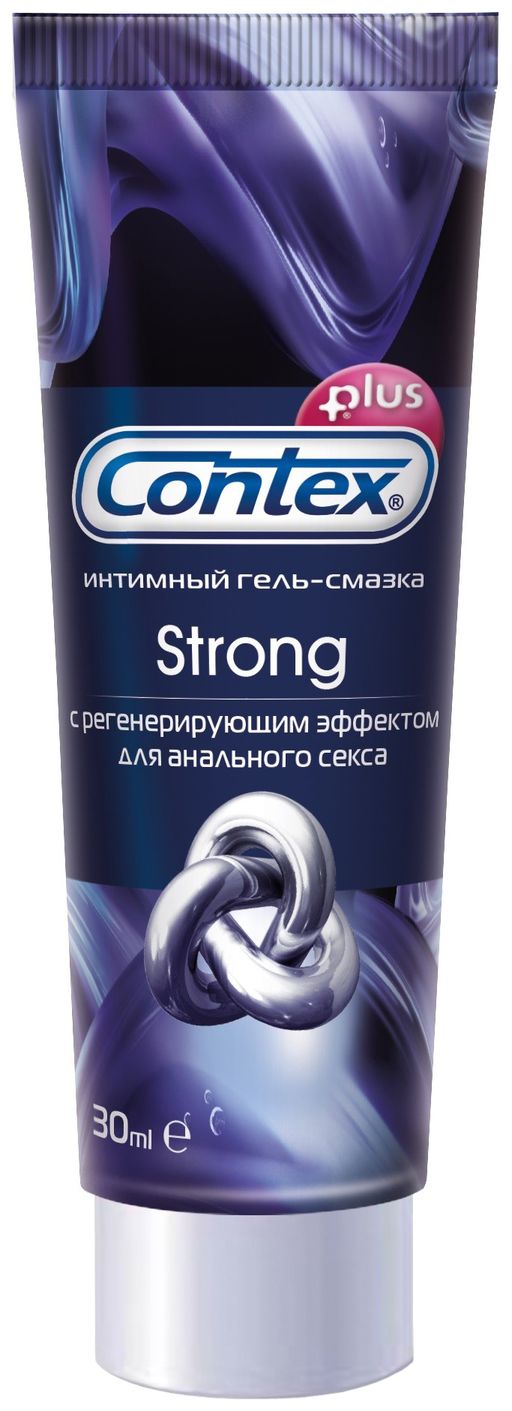 Гель-смазка Contex Strong, гель, с регенерирующим эффектом, 30 мл, 1 шт. цена